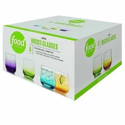 Food Network Anja 4-Pc. Ombre Double Old-Fashioned Glass Set Drinkware & Glassware