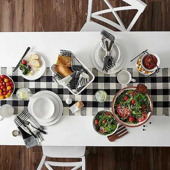 Hot Food Network Buffalo Check Table Runner Table Linens