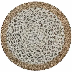 Clearance Food Network Jute Tonal Round Placemat Table Linens
