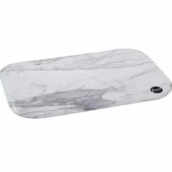 Online Food Network Marble-Print Kitchen Mat Cutlery & Knives
