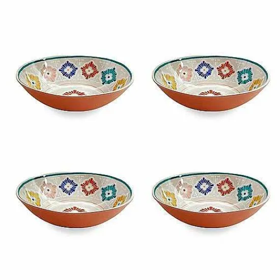 Online Food Network 4-Pc. Casa Sol Melamine Cereal Bowl Set Dinnerware & Serveware