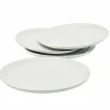 Discount Food Network 4-Pc. Coupe Dinner Plate Set Dinnerware & Serveware