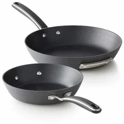 New Food Network 2-Pc. Hard-Anodized Skillet Set Cookware & Bakeware