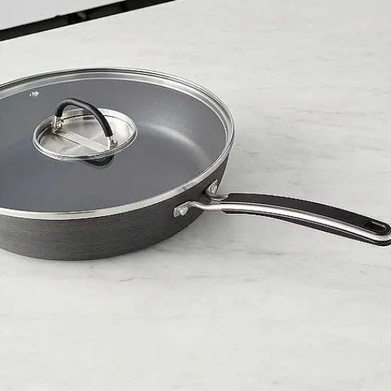 Hot Food Network 10-Pc. Hard-Anodized Nonstick Cookware Set Cookware & Bakeware