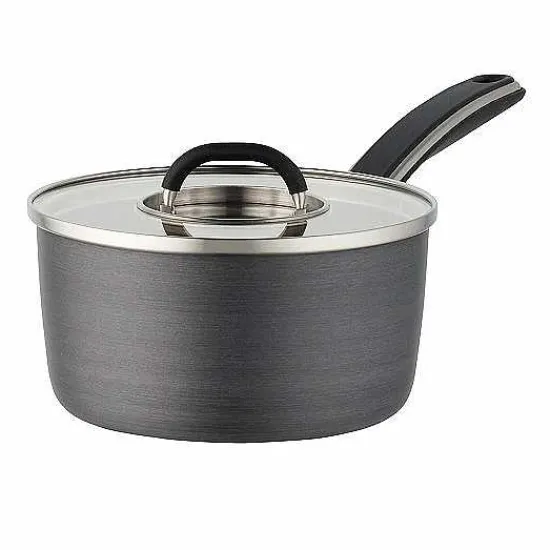 Hot Food Network 10-Pc. Hard-Anodized Nonstick Cookware Set Cookware & Bakeware