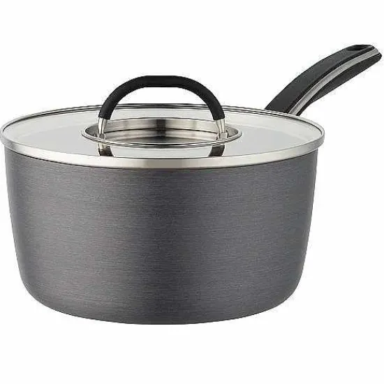 Hot Food Network 10-Pc. Hard-Anodized Nonstick Cookware Set Cookware & Bakeware