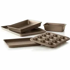 Clearance Food Network 5-Pc. Textured Performance Series Nonstick Bakeware Set Cookware & Bakeware
