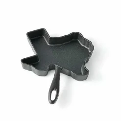 Discount Food Network Pre-Seasoned Cast-Iron Texas Skillet Cookware & Bakeware