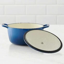 New Food Network 5-Qt. Enameled Cast-Iron Dutch Oven Cookware & Bakeware
