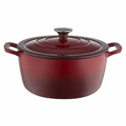 Clearance Food Network 3.5-Qt. Ombre Enameled Cast-Iron Dutch Oven Cookware & Bakeware