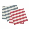 New Food Network Red & Blue Stripe Flour Sack Kitchen Towel 2-Pk. Kitchen Linens