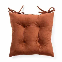 Sale Food Network Reversible Microsuede Chair Pad Decorative Pillows & Chair Pads