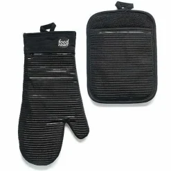 Clearance Food Network Silicone Oven Mitt & Pot Holder Set Kitchen Linens