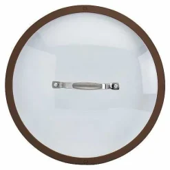 Clearance Food Network Textured Titanium 12-In. Nonstick Covered Deep Skillet Cookware & Bakeware