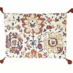 Outlet Food Network Vintage Rug Pring Placemat With Tassels Table Linens