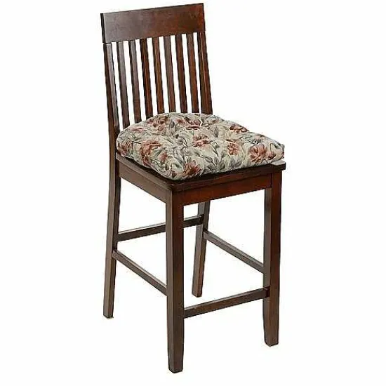 Food Network Watercolor Floral Chair Pad Table Linens